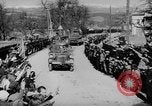 Image of Germans cross Austrian border in Anschluss World War 2 Austria, 1938, second 7 stock footage video 65675050938