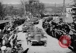 Image of Germans cross Austrian border in Anschluss World War 2 Austria, 1938, second 9 stock footage video 65675050938