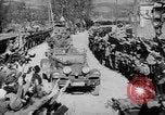 Image of Germans cross Austrian border in Anschluss World War 2 Austria, 1938, second 12 stock footage video 65675050938