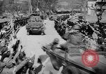 Image of Germans cross Austrian border in Anschluss World War 2 Austria, 1938, second 14 stock footage video 65675050938