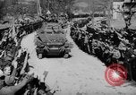 Image of Germans cross Austrian border in Anschluss World War 2 Austria, 1938, second 16 stock footage video 65675050938