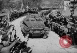 Image of Germans cross Austrian border in Anschluss World War 2 Austria, 1938, second 17 stock footage video 65675050938