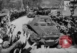 Image of Germans cross Austrian border in Anschluss World War 2 Austria, 1938, second 18 stock footage video 65675050938