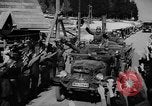 Image of Germans cross Austrian border in Anschluss World War 2 Austria, 1938, second 27 stock footage video 65675050938