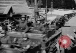 Image of Germans cross Austrian border in Anschluss World War 2 Austria, 1938, second 28 stock footage video 65675050938
