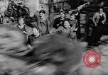 Image of Germans cross Austrian border in Anschluss World War 2 Austria, 1938, second 33 stock footage video 65675050938