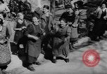 Image of Germans cross Austrian border in Anschluss World War 2 Austria, 1938, second 34 stock footage video 65675050938