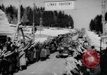 Image of Germans cross Austrian border in Anschluss World War 2 Austria, 1938, second 36 stock footage video 65675050938