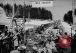Image of Germans cross Austrian border in Anschluss World War 2 Austria, 1938, second 38 stock footage video 65675050938