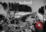 Image of Germans cross Austrian border in Anschluss World War 2 Austria, 1938, second 39 stock footage video 65675050938