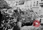 Image of German soldiers greeted by Austrians during Anschluss Austria, 1938, second 35 stock footage video 65675050939