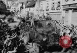 Image of German soldiers greeted by Austrians during Anschluss Austria, 1938, second 36 stock footage video 65675050939