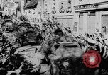Image of German soldiers greeted by Austrians during Anschluss Austria, 1938, second 49 stock footage video 65675050939