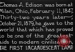 Image of Thomas Alva Edison United States USA, 1923, second 6 stock footage video 65675050973