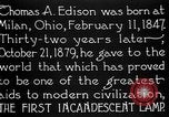 Image of Thomas Alva Edison United States USA, 1923, second 7 stock footage video 65675050973