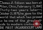 Image of Thomas Alva Edison United States USA, 1923, second 11 stock footage video 65675050973