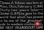 Image of Thomas Alva Edison United States USA, 1923, second 14 stock footage video 65675050973