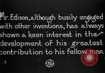 Image of Thomas Alva Edison United States USA, 1923, second 24 stock footage video 65675050973