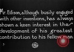 Image of Thomas Alva Edison United States USA, 1923, second 27 stock footage video 65675050973