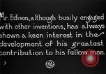 Image of Thomas Alva Edison United States USA, 1923, second 31 stock footage video 65675050973