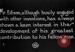 Image of Thomas Alva Edison United States USA, 1923, second 33 stock footage video 65675050973
