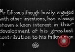 Image of Thomas Alva Edison United States USA, 1923, second 34 stock footage video 65675050973