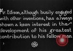 Image of Thomas Alva Edison United States USA, 1923, second 36 stock footage video 65675050973