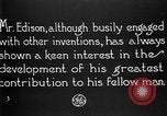 Image of Thomas Alva Edison United States USA, 1923, second 37 stock footage video 65675050973