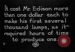 Image of Thomas Alva Edison Schenectady New York USA, 1923, second 7 stock footage video 65675050975