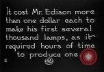 Image of Thomas Alva Edison Schenectady New York USA, 1923, second 13 stock footage video 65675050975