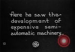 Image of Thomas Alva Edison Schenectady New York USA, 1923, second 20 stock footage video 65675050975