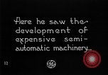Image of Thomas Alva Edison Schenectady New York USA, 1923, second 22 stock footage video 65675050975