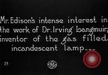 Image of Thomas Alva Edison United States USA, 1923, second 7 stock footage video 65675050977