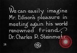 Image of Thomas Alva Edison United States USA, 1923, second 1 stock footage video 65675050978