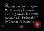 Image of Thomas Alva Edison United States USA, 1923, second 3 stock footage video 65675050978