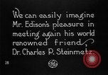 Image of Thomas Alva Edison United States USA, 1923, second 4 stock footage video 65675050978