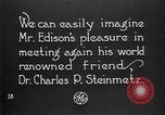 Image of Thomas Alva Edison United States USA, 1923, second 7 stock footage video 65675050978
