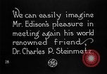 Image of Thomas Alva Edison United States USA, 1923, second 9 stock footage video 65675050978