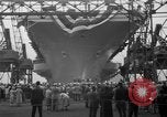 Image of USS Ranger Newport News Virginia USA, 1956, second 8 stock footage video 65675050998