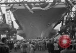 Image of USS Ranger Newport News Virginia USA, 1956, second 14 stock footage video 65675050998