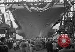 Image of USS Ranger Newport News Virginia USA, 1956, second 15 stock footage video 65675050998