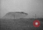Image of Allied tank in World War 1 European Theater, 1918, second 62 stock footage video 65675051026
