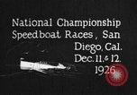 Immagine di Gara in motoscafo San Diego California USA, 1926, secondo 7 filmato di repertorio 65675051034