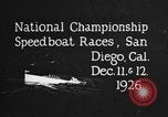 Immagine di Gara in motoscafo San Diego California USA, 1926, secondo 11 filmato di repertorio 65675051034