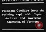 Standbild John Calvin Coolidge Washington DC USA, 1925, aus Sekunde 43 historischem Filmmaterial Videoclip 65675051044