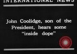 Standbild John Calvin Coolidge Washington DC USA, 1925, aus Sekunde 58 historischem Filmmaterial Videoclip 65675051044