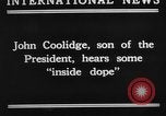 Standbild John Calvin Coolidge Washington DC USA, 1925, aus Sekunde 59 historischem Filmmaterial Videoclip 65675051044