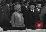 Image of President and Mrs. Calvin Coolidge at baseball game Washington DC USA, 1927, second 4 stock footage video 65675051047