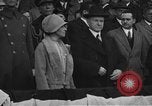 Image of President and Mrs. Calvin Coolidge at baseball game Washington DC USA, 1927, second 5 stock footage video 65675051047