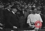 Image of President and Mrs. Calvin Coolidge at baseball game Washington DC USA, 1927, second 21 stock footage video 65675051047
